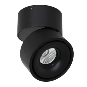 Image of Fes Black Surface Mounted Downlight Black Matt