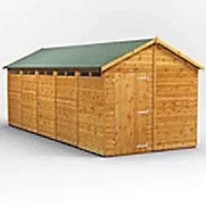 Image of Power Garden Shed 208PASS Golden Brown 20x8