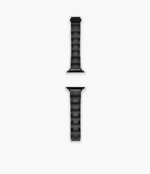 Image of Fossil Women 38/40mm Black Ceramic Band for Apple Watch