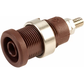 Image of 3265-I-Bn Brown Shrouded Socket (stud) - PJP