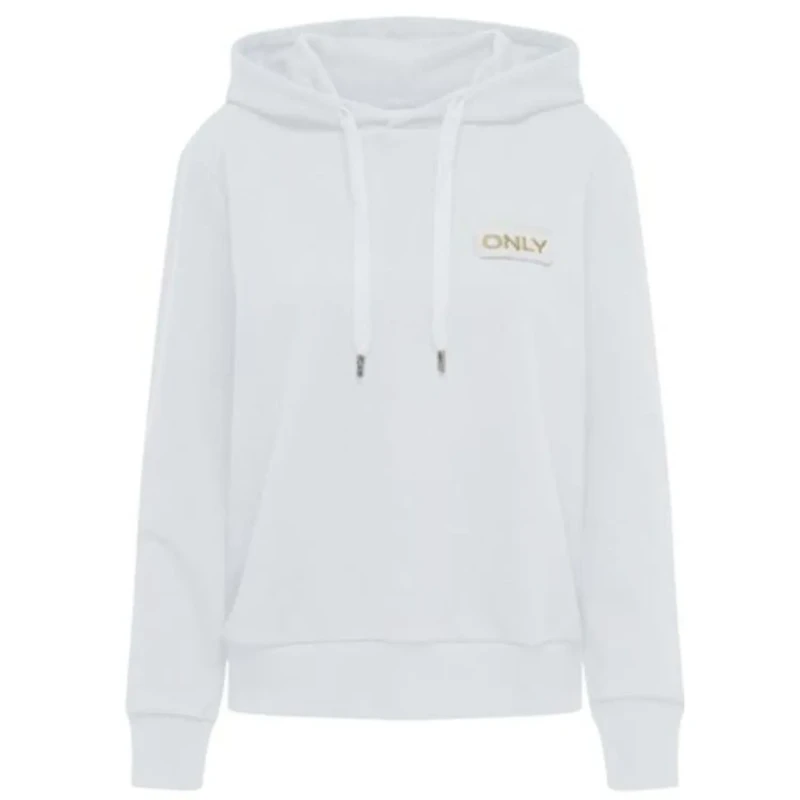 Image of Only Womens hooded sweatshirt Only Onlnora Beige Female S