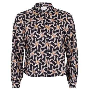 Image of Scotch and Soda Printed Shirt - Navy 0220