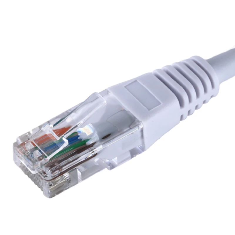 Image of Cablenet 1m Cat5e RJ45 White U/UTP PVC 24AWG Flush Moulded Booted Patc