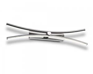 Image of Wall Lamp, Picture Light, 2x 12W LED, 4000K, 1560lm, Polished Chrome