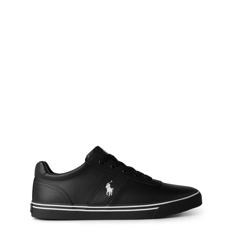 Image of POLO RALPH LAUREN Hanford Low Top Trainers - Black 7
