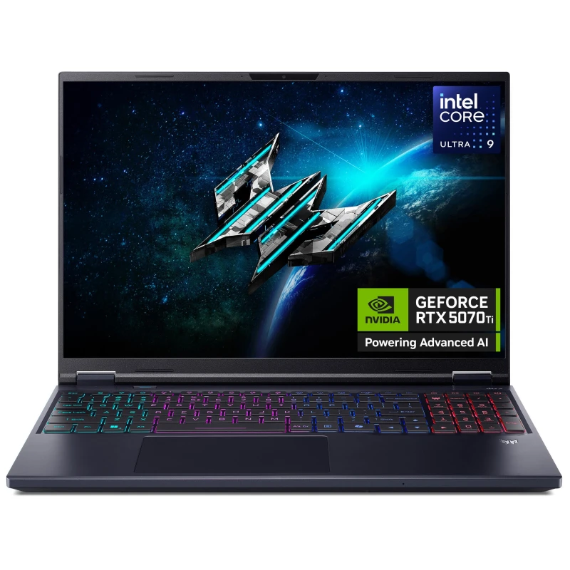 Image of Acer Acer Predator Helios Neo 16 AI 18" Gaming Laptop, Intel Core Ultra 9 275HX, 32GB DDR5, 1TB SSD Gen4, 16" WQXGA 240Hz DCI-P3 100% DDS, NVIDIA