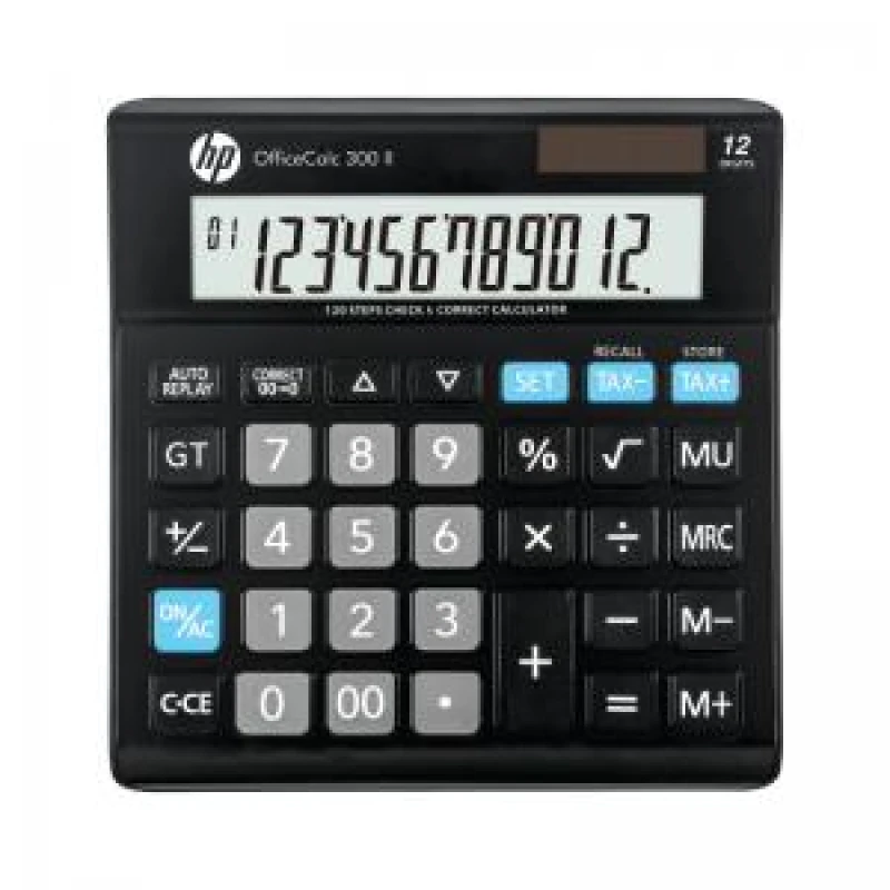 Image of HP OfficeCalc 300 II 12 Digit Desktop Calculator Black HP-OC300II/INTBX