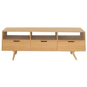 Image of Charles Bentley Skandi TV Cabinet - Ash