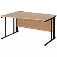 Image of Dams International Wave Desk MCM14WLKB 1,400 x 725 x 800 - 990 mm