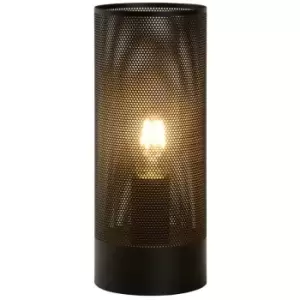 Image of Lucide BELI - Table Lamp - Ø12cm - 1xE27 - Black
