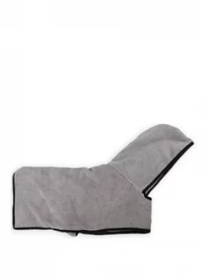 Image of Happy Pet Groom Drying Coat