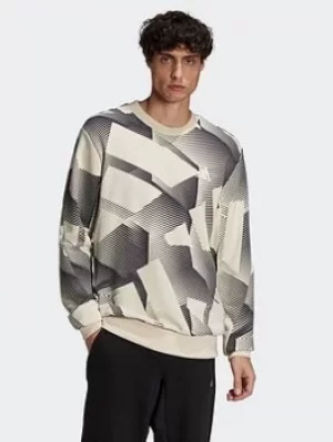 Image of adidas Sportswear Graphic Sweatshirt, Multi, Size S, Men