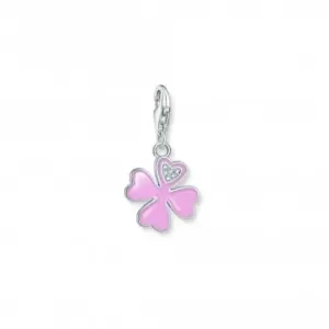 Image of Charmista Pink Cold Enamel Clover Charm Pendant 2022-041-9