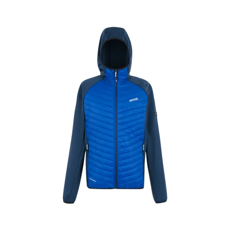 Image of Regatta Regatta Men Andreson Hybrid Insulated Baffled Jacket in Blue Size: 2X-large Blue XXL Male 5063516134510