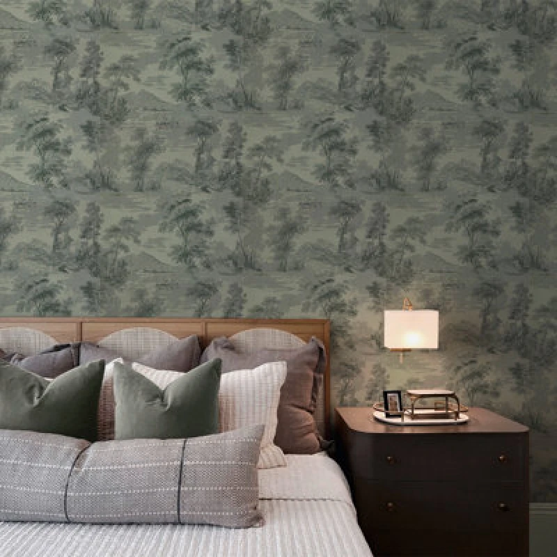 Image of Boutique Shibui Forest Laurel Wallpaper