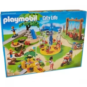 Image of Playmobil City Life Childrens Playground Set