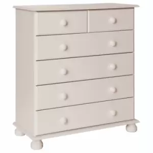 Image of Copenhagen 2 + 4 Drawer Chest In White