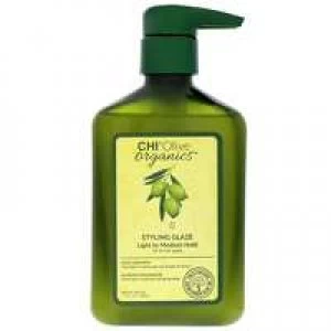 Image of CHI Olive Organics Styling Glaze Light to Medium Hold 340ml