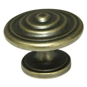 Image of Cooke Lewis Bronze effect Round Cabinet knob Pack of 1