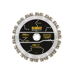 Image of DT20462-QZ Elite Series All Purpose Diamond Segmented Wheel 230 x 22.2mm - Dewalt