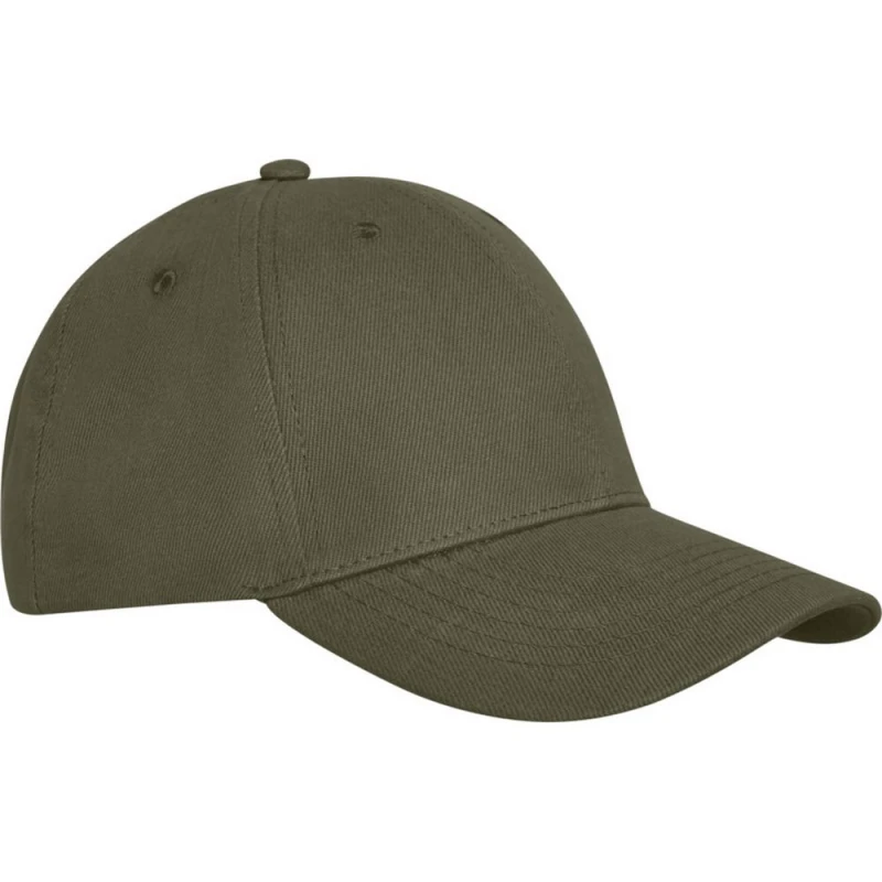 Image of Elevate Mens Davis 6 Panel Cap in Green Green Male One Size