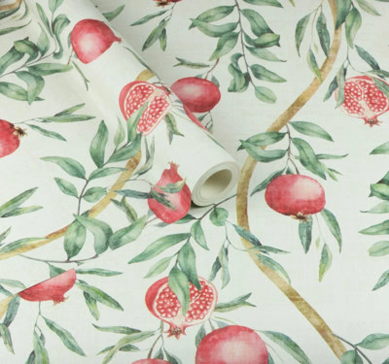 Image of Arthouse Pomegranate Trail Wallpaper - Multicolour