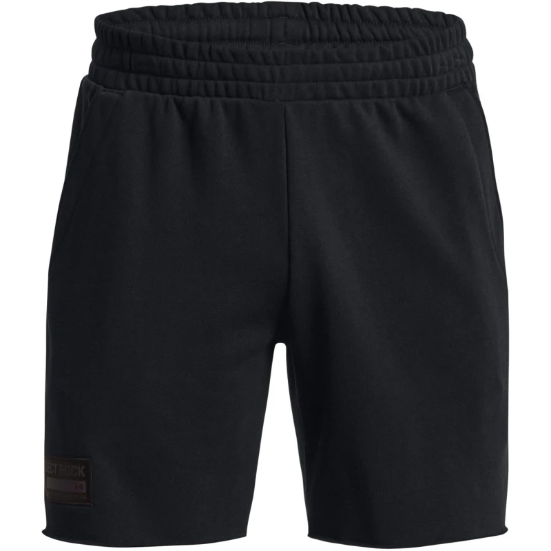 Image of Under Armour Mens Terry Performance Gym Shorts Black male S