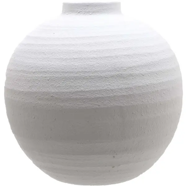 Image of Tiber Large Matt White Ceramic Vase