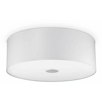 Image of Ideal Lux Woody - 5 Light Large Ceiling Flush Light White, E27