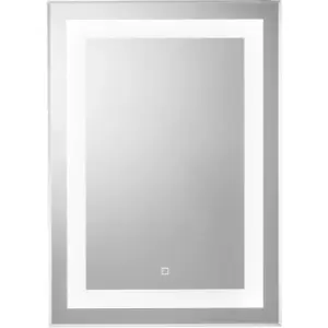 Image of Croydex - Rookley 70 x 50cm Illuminated Bathroom Mirror