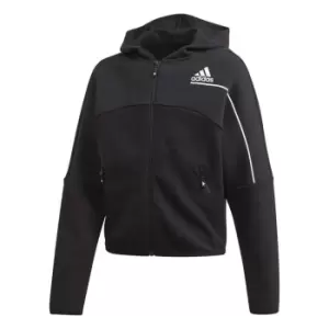 Image of adidas FZ ZNE Hoody JG11 - Black