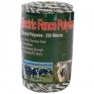 Image of FENCEMAN Poly Wire 3 Strand - Green/White