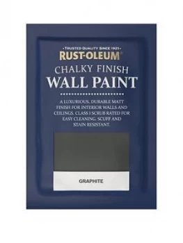 Image of Rust-Oleum Rust-Oleum Chalky Wall Paint 10ml Tester Sachet Graphite