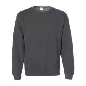 Image of Gildan Heavy Blend Unisex Adult Crewneck Sweatshirt (M) (Dark Heather)