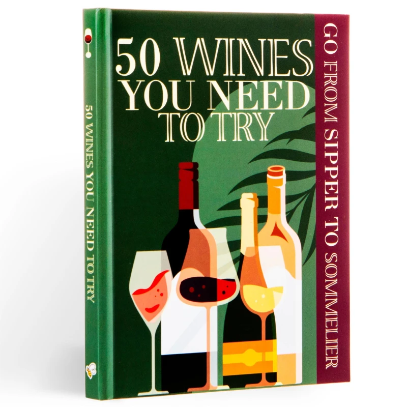 Image of Boxer Gifts 50 Wines You Need To Try Gift Book - Wine Gift Book Multi unisex
