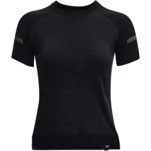 Image of Under Armour Intelligent Knit Half Zip Top Womens - Black