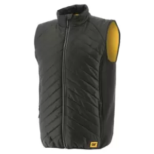 Image of Caterpillar Trades Hybrid Body Warmer Black/Yellow - Large
