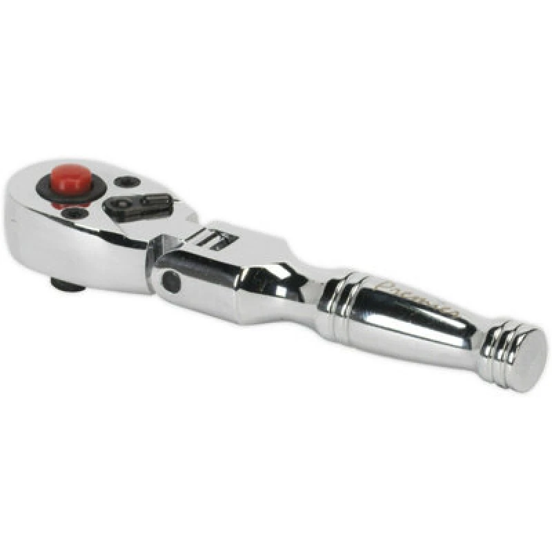 Image of Loops 72-Tooth Stubby Flexi-Head Ratchet Wrench - 1/4" Sq Drive - Flip Reverse Multi