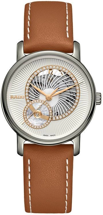 Image of Rado DiaMaster Automatic Open Heart Diamonds Womens watch - Water-resistant 5 bar (50 m), Plasma high-tech ceramic, light