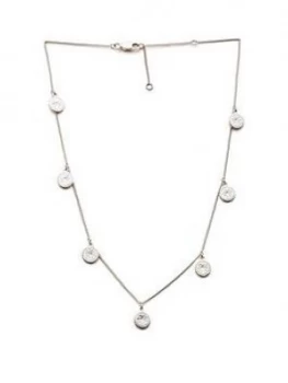 Image of Rachel Jackson London Sterling Silver Eternal Sun Coin Choker Necklace