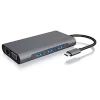 Image of IcyBox 10 in 1 USB Type-C Travel Dock
