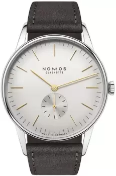 Image of Nomos Glashutte Watch Orion 38 Silver Sapphire Glass