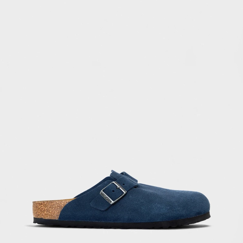 Image of Birkenstock Boston Suede New Navy male 9 (43)