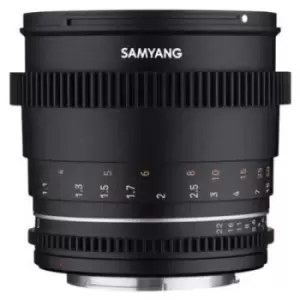 Image of Samyang VDSLR 85mm T1.5 MK2 Lens for Canon EF