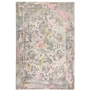 Image of Origins Vogue Rug Pink and Ochre 120 x 170cm