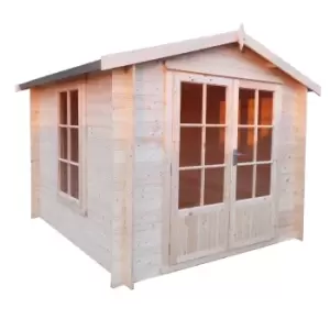 Image of Shire Barnsdale Log Cabin - 9ft x 9ft