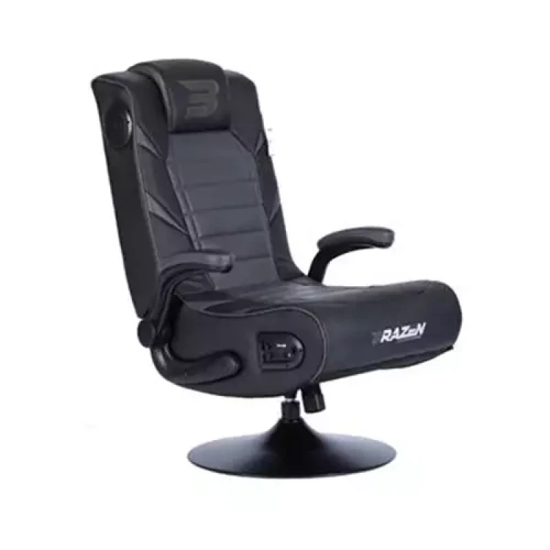 Image of BraZen Panther Elite 2.1 Bluetooth Surround Sound Gaming Chair - Black / Grey