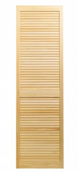 Image of Wickes Internal Closed Louvre Door Pine 1829 x 533mm
