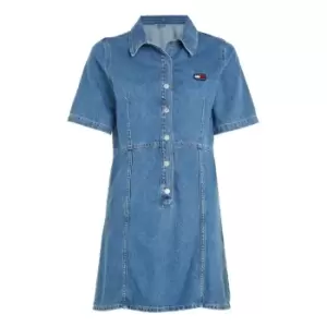 Image of Tommy Jeans Slim Ss Dress CG7033 - Blue