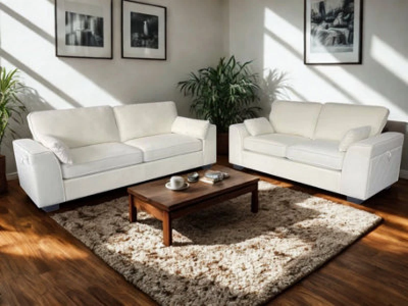 Image of DS Living The Modena 3+2 Seater Sofa Set In Grey Or Cream